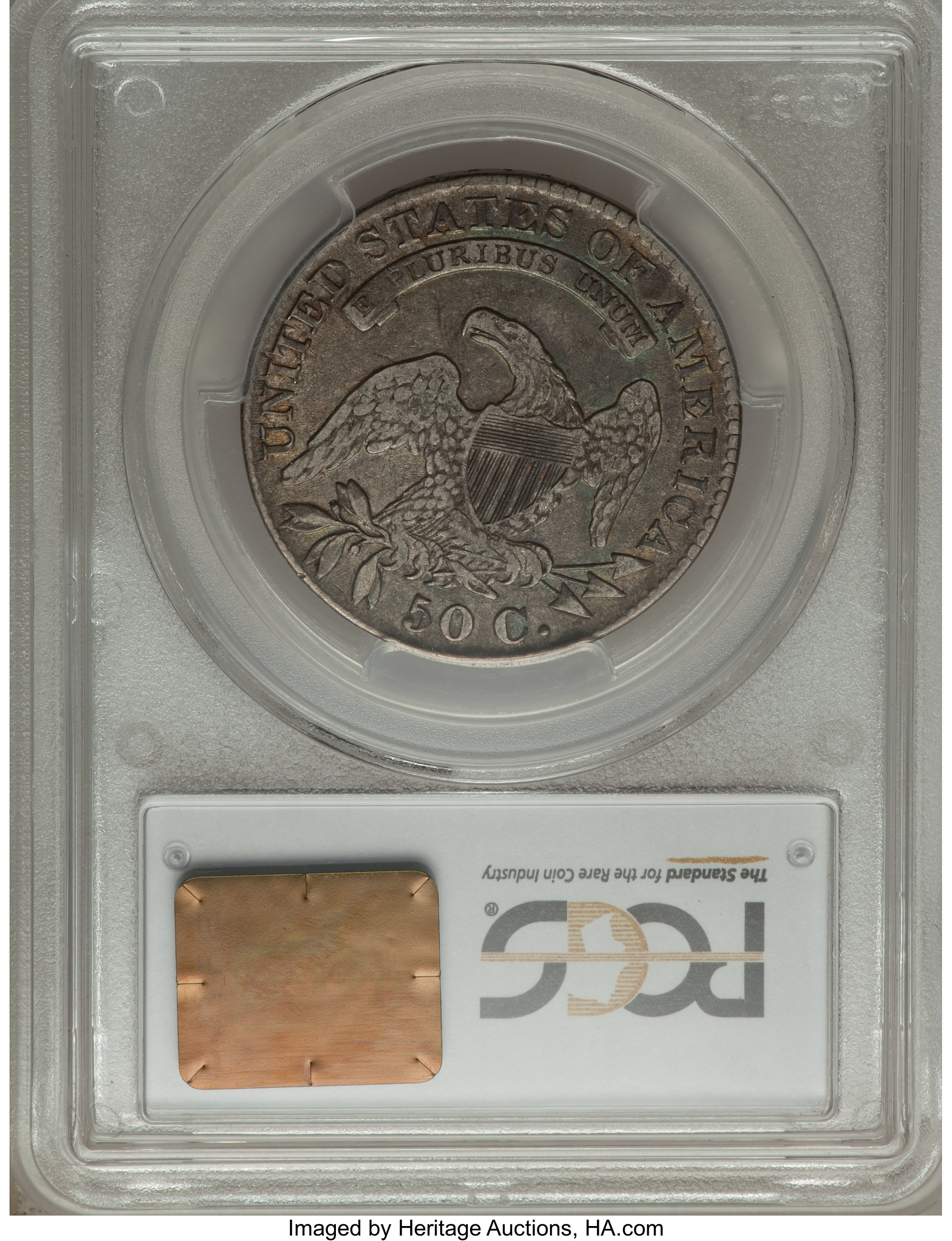 image for: 1830 50C Small 0, O-118, R.3, VF35 PCGS. PCGS Population (2/6). NGC Census: (3/15). Mintage: 4,764,800. ...