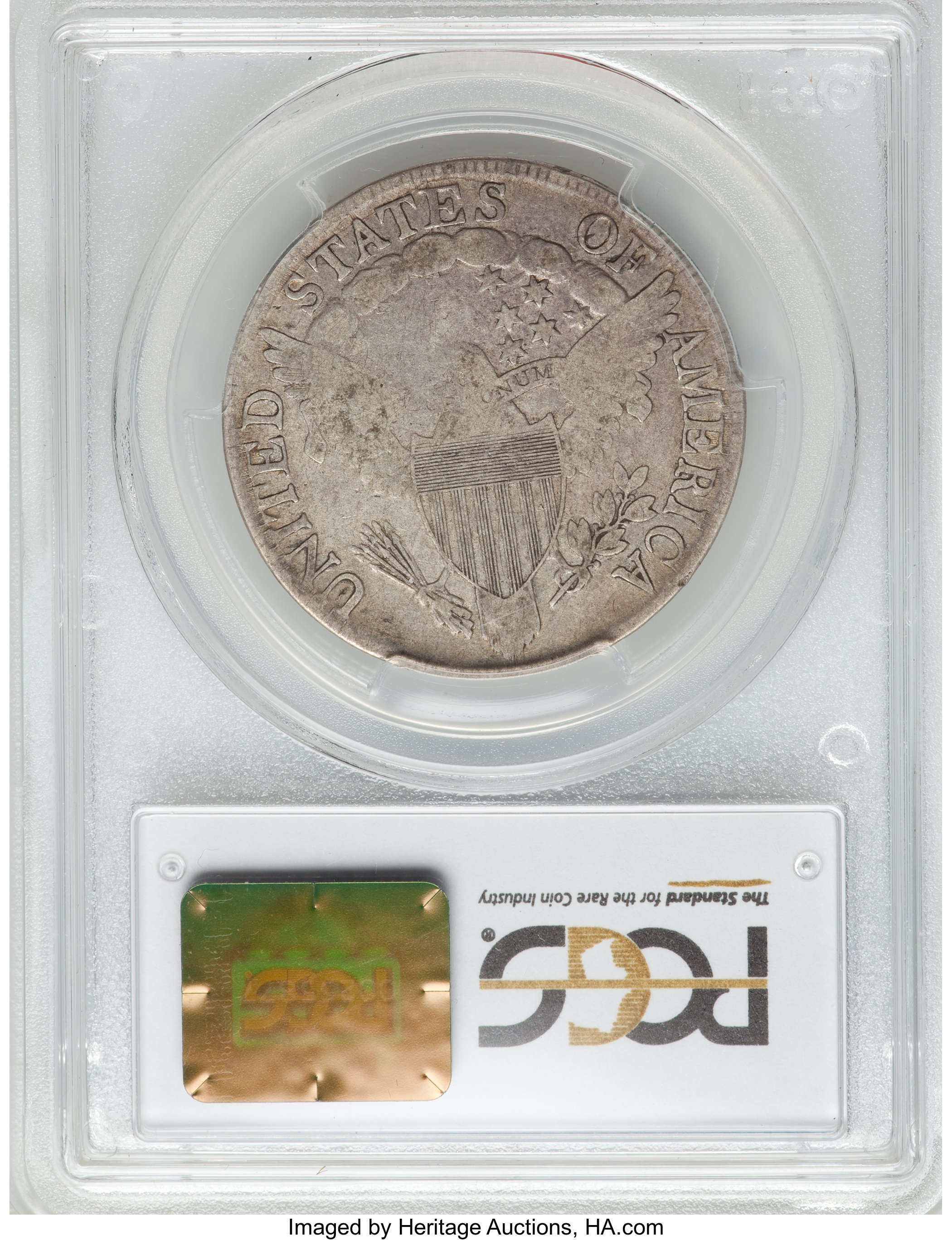 image for: 1807 50C Draped Bust, O-108, R.3, VG10 PCGS. PCGS Population (1/5). NGC Census: (0/12).  ...