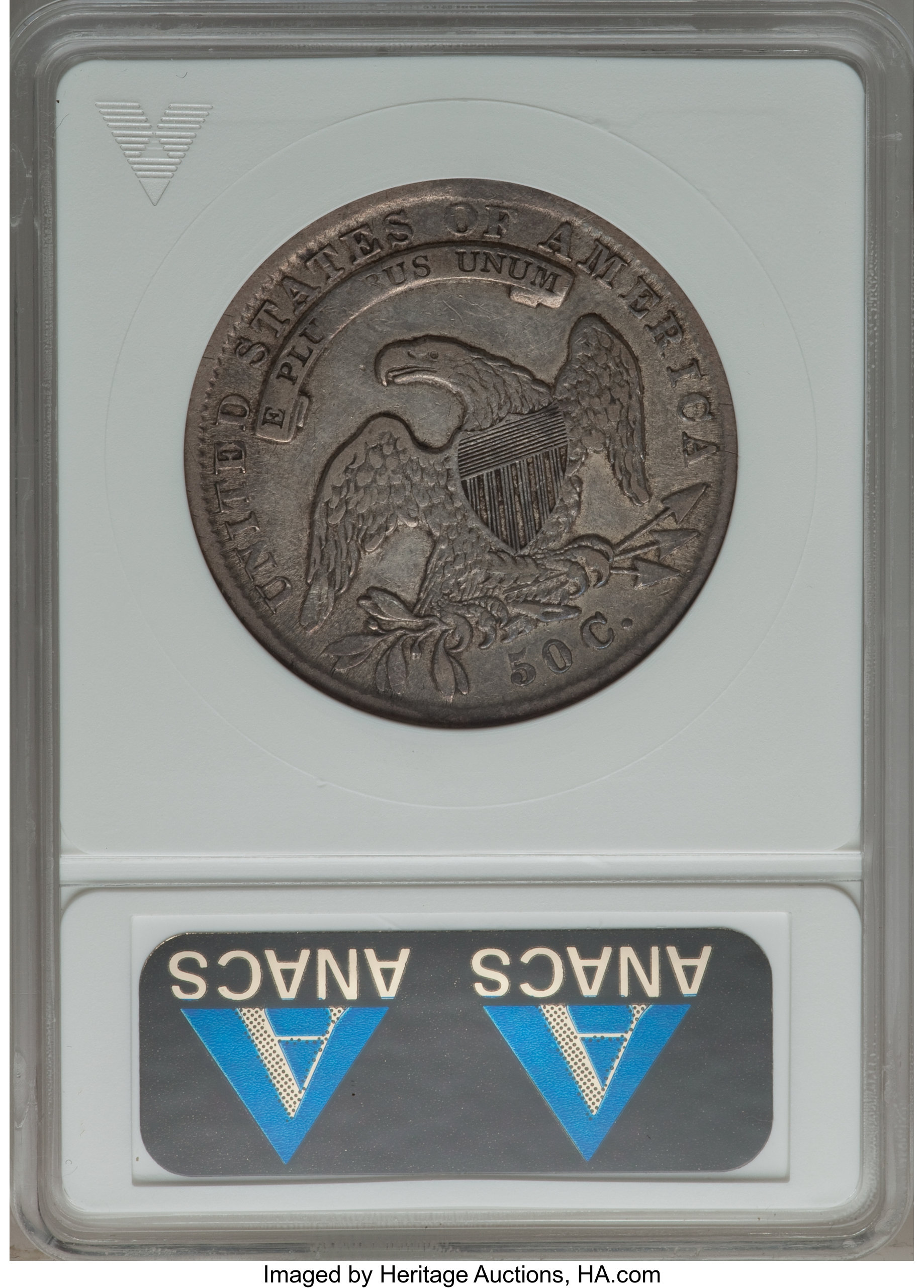 image for: 1836 50C Lettered Edge, O-115, R.3, -- Cleaned -- ANACS. XF40 Details. NGC Census: (2/13). PCGS Population (1/5).  ...