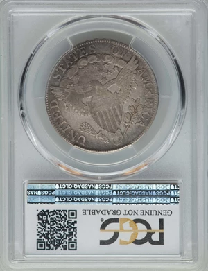 image for: 1806 50C Pointed 6, Stem, O-123, T-23, Low R.5, Fine 12 PCGS. PCGS Population: (0/6). NGC Census: (0/7). CDN: $300 Whsle. B...