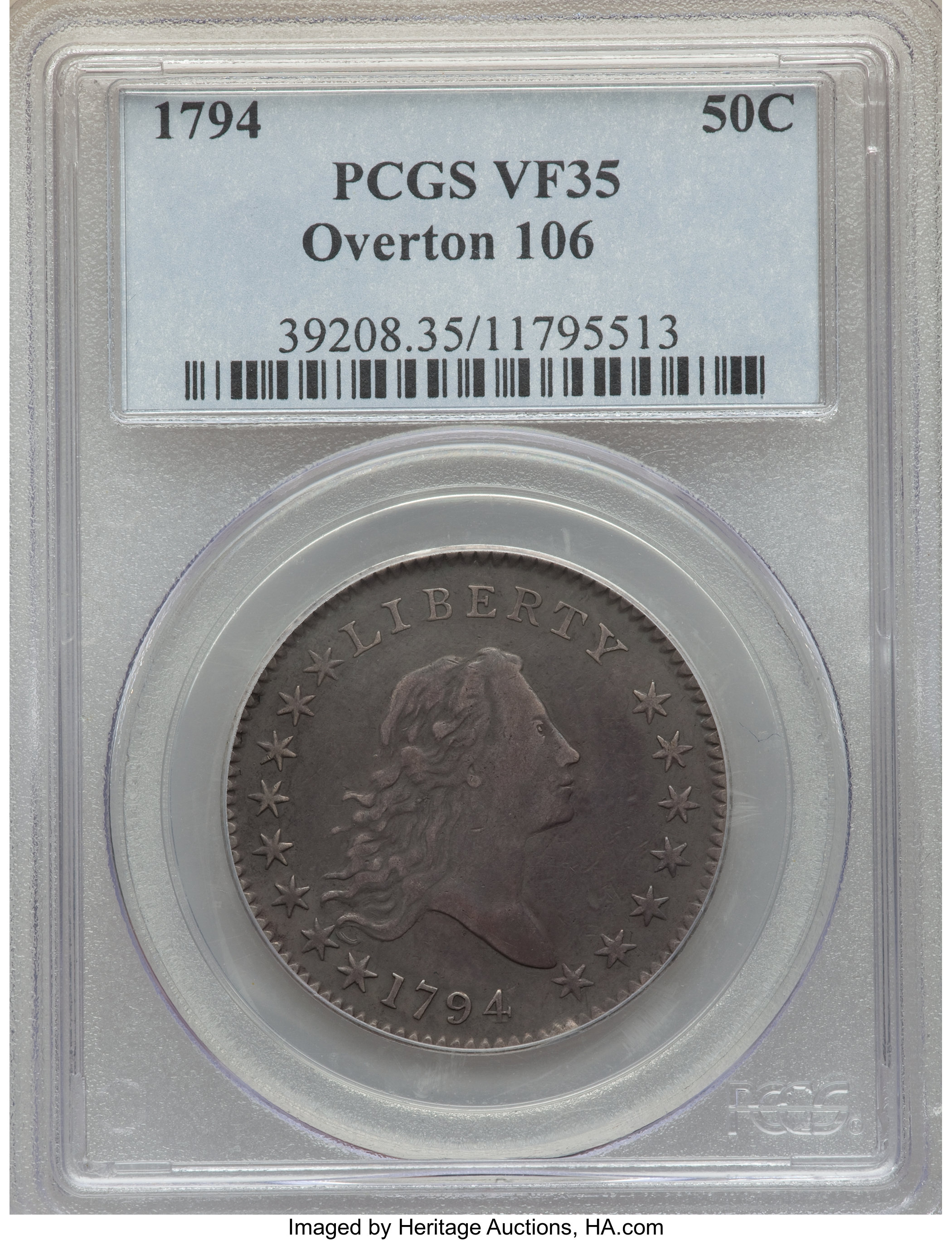image for: 1794 50C O-106, T-4, Low R.6, VF35 PCGS....