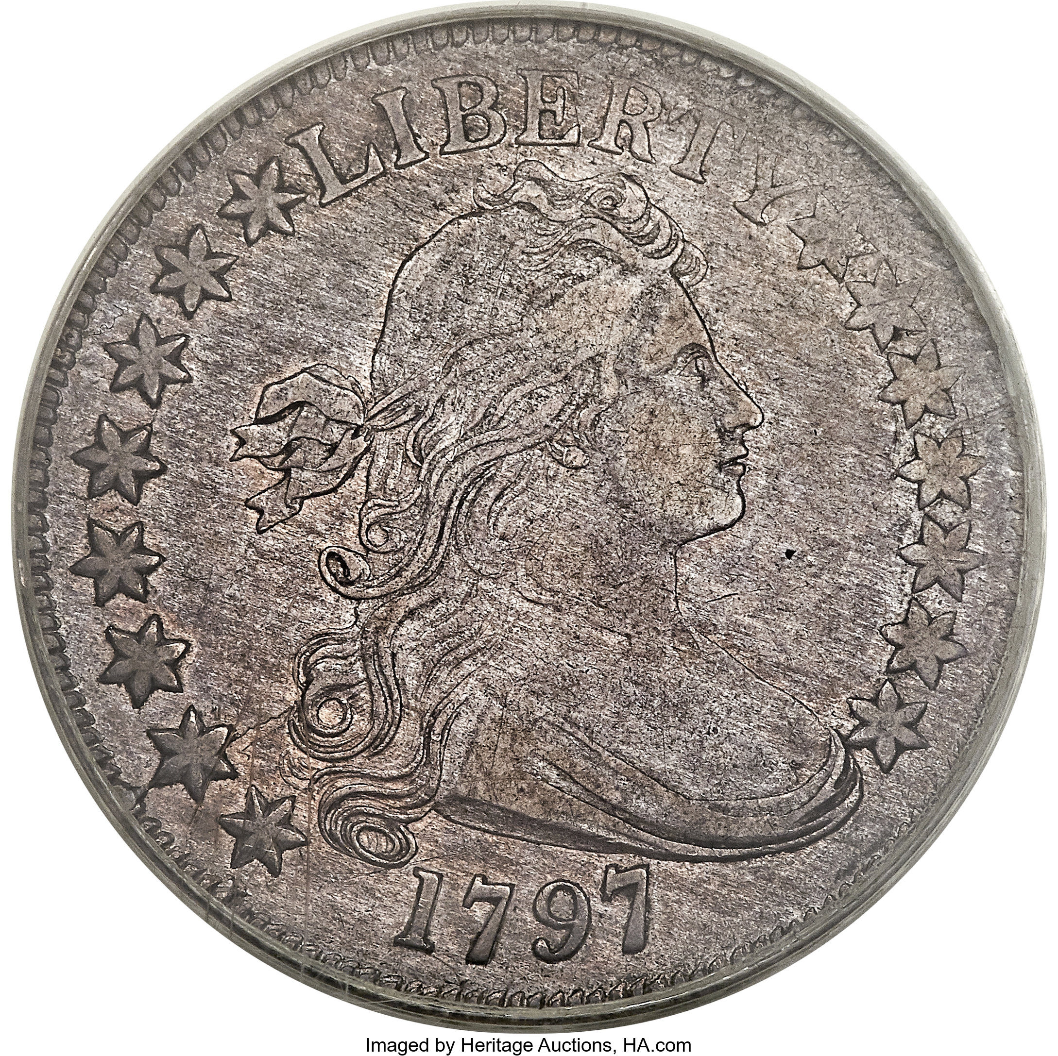 image for: 1797 50C O-101a, T-1, Amato 416, High R.4, VF30 PCGS. CAC....