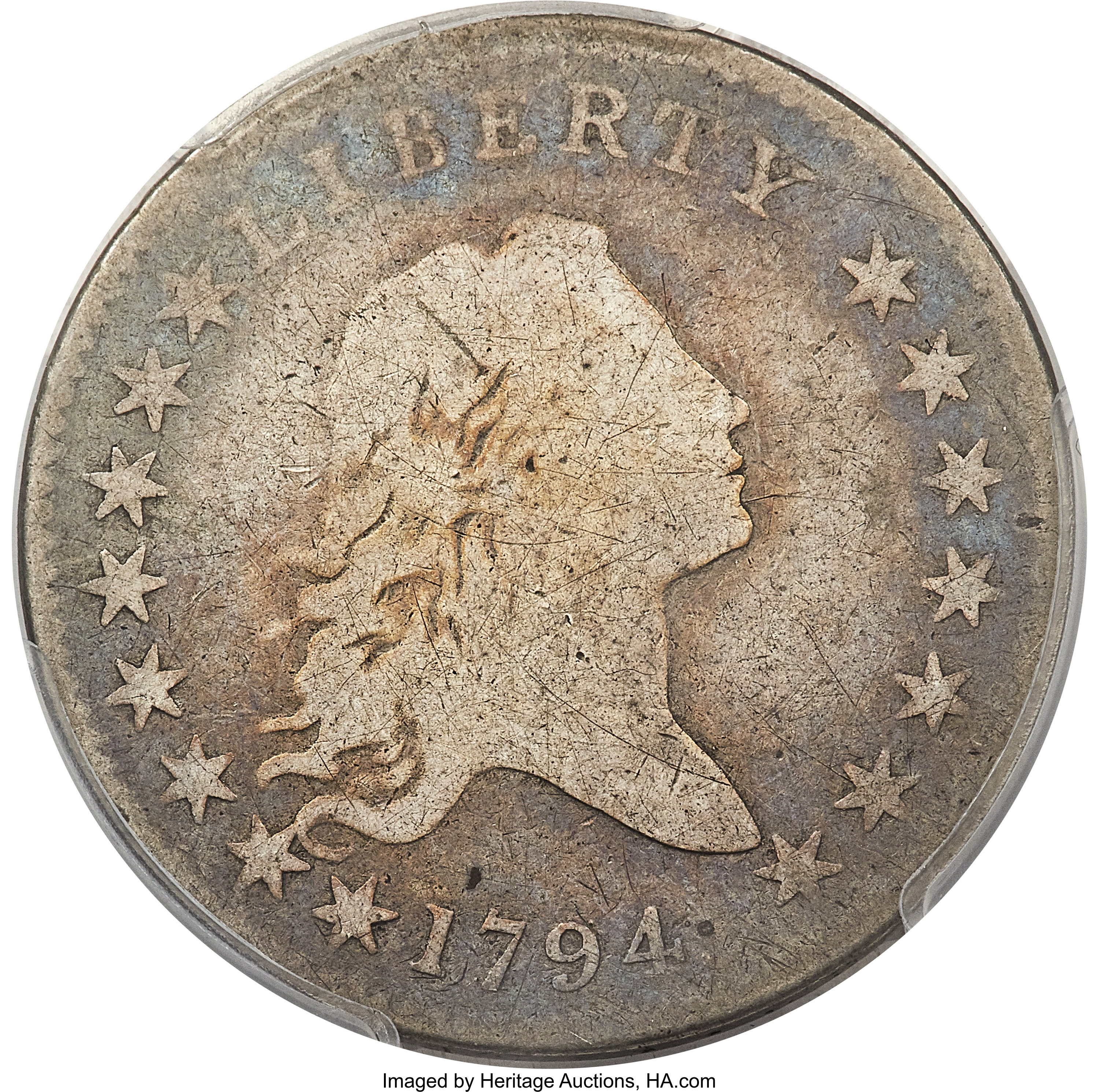 image for: 1794 50C O-106, T-4, Low R.6, VG8 PCGS....