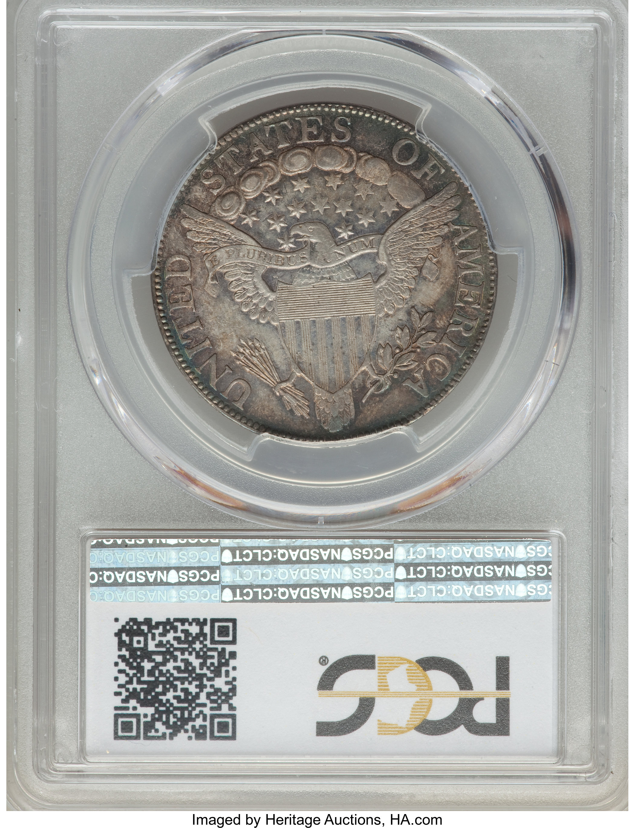 image for: 1805 50C O-106, T-13, High R.3, AU55 PCGS. CAC....