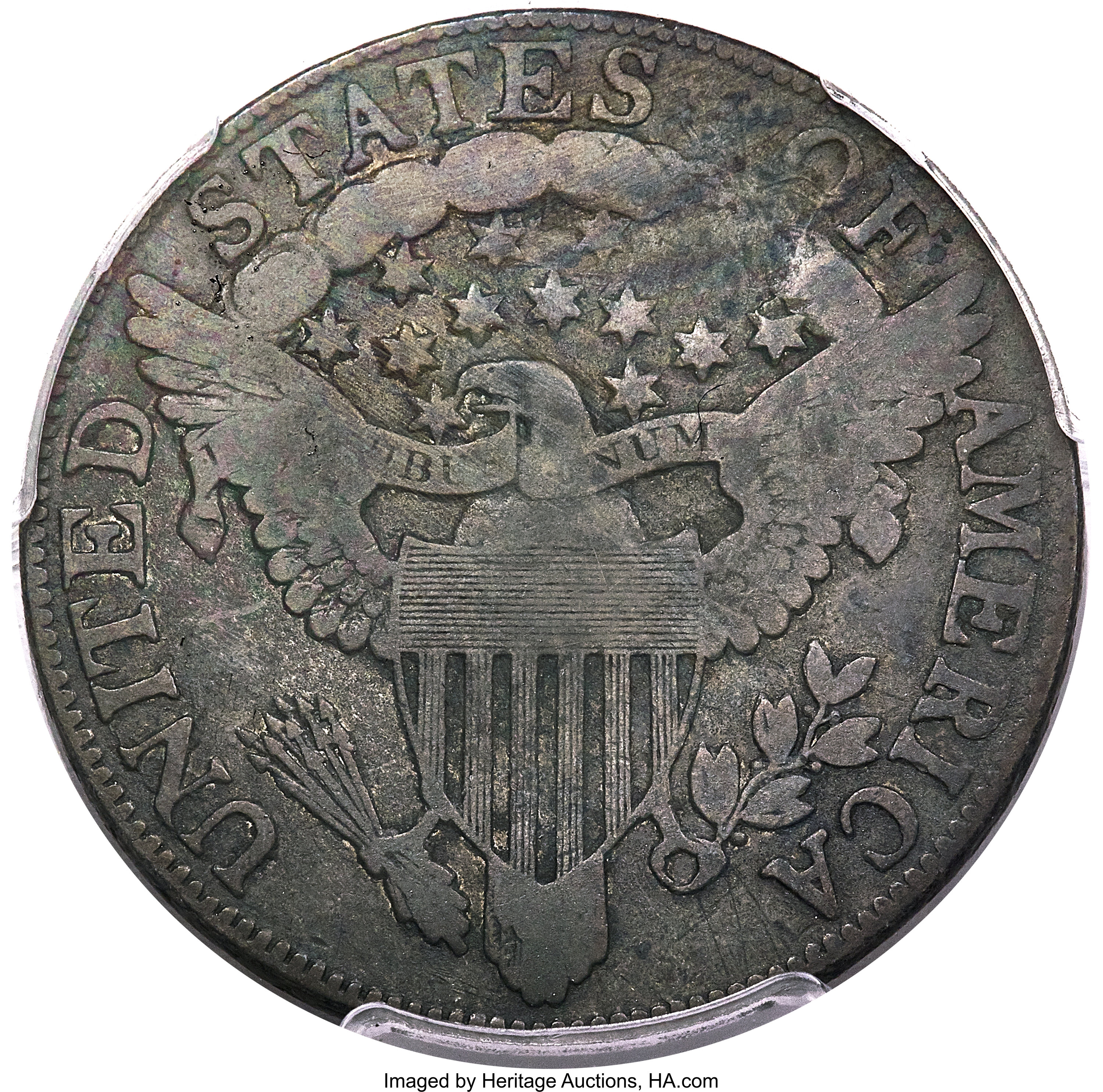 image for: 1806 50C Knob 6, No Stem, O-108, T-2, R.7, Fine 12 PCGS....