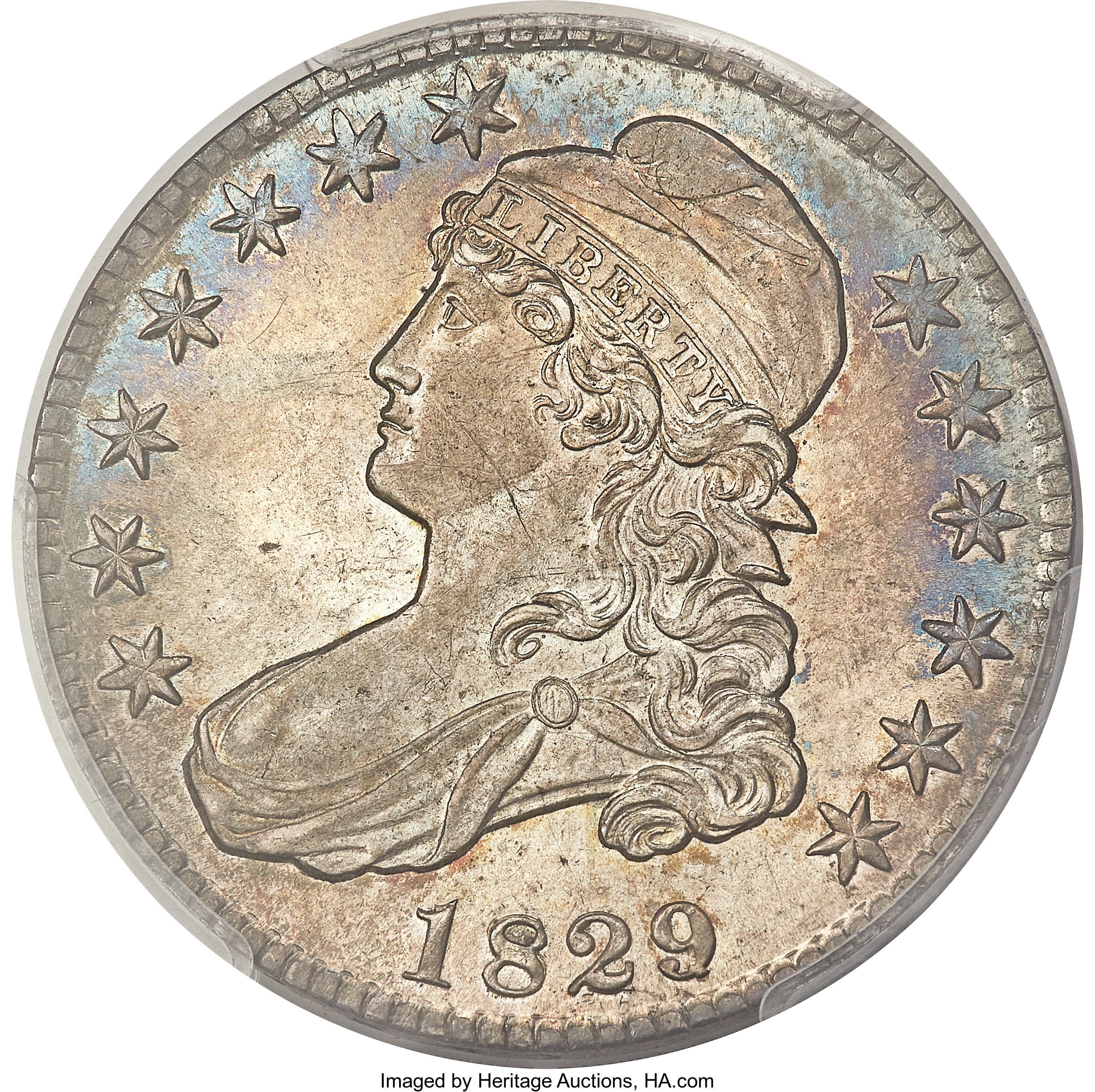 image for: 1829/7 50C O-101, R.1, MS63+ PCGS. CAC....