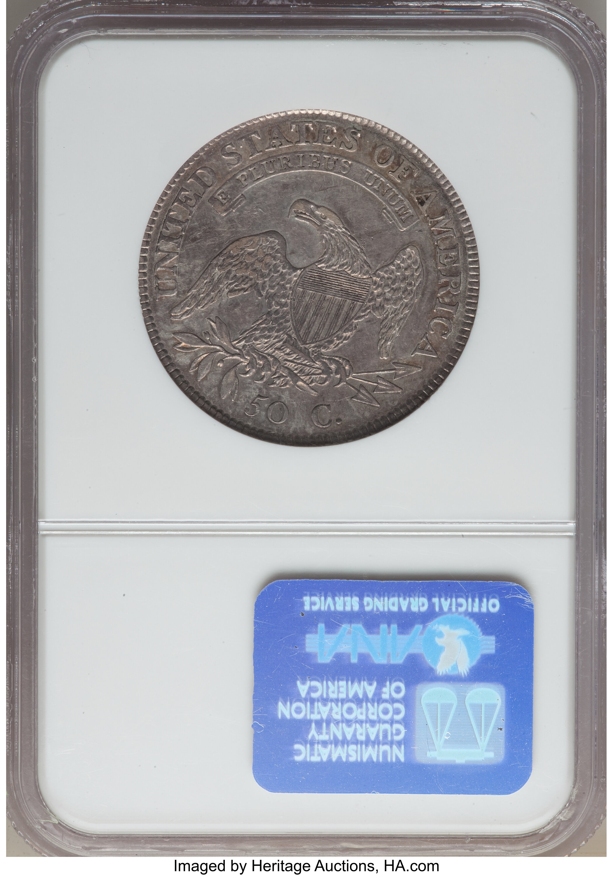 image for: 1809 50C III Edge, O-109, R.3, AU55 NGC. CAC....