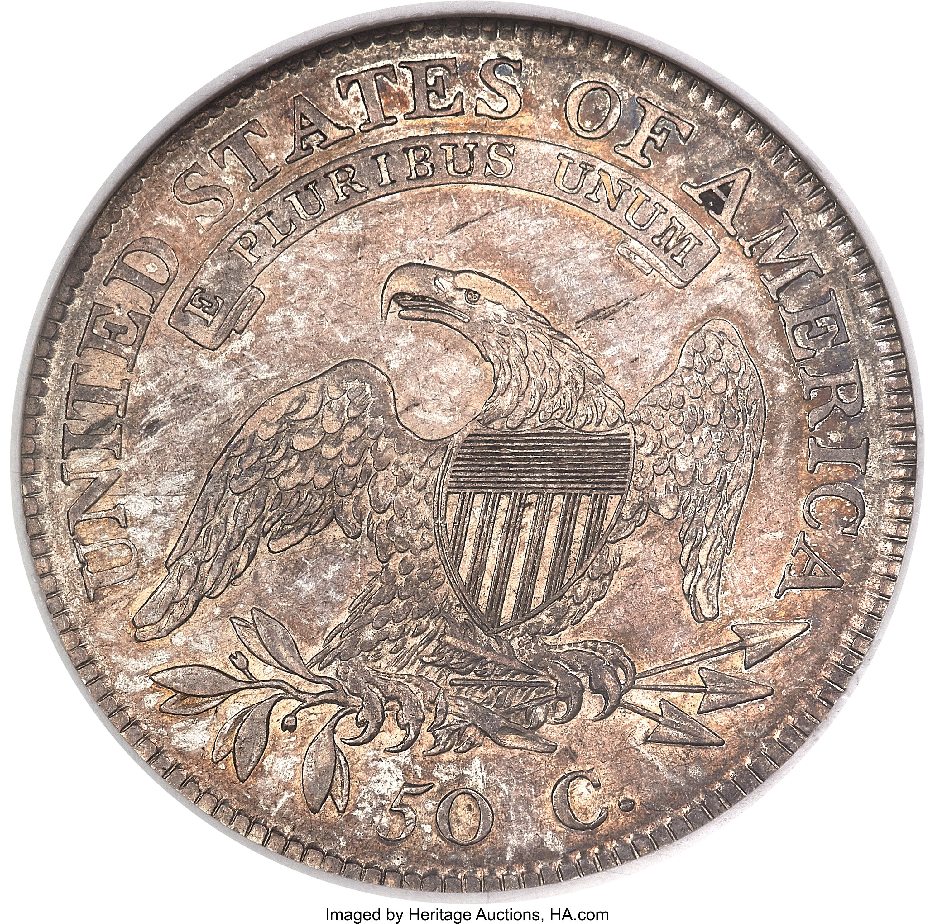 image for: 1809 50C III Edge, O-109, R.3, AU55 NGC. CAC....