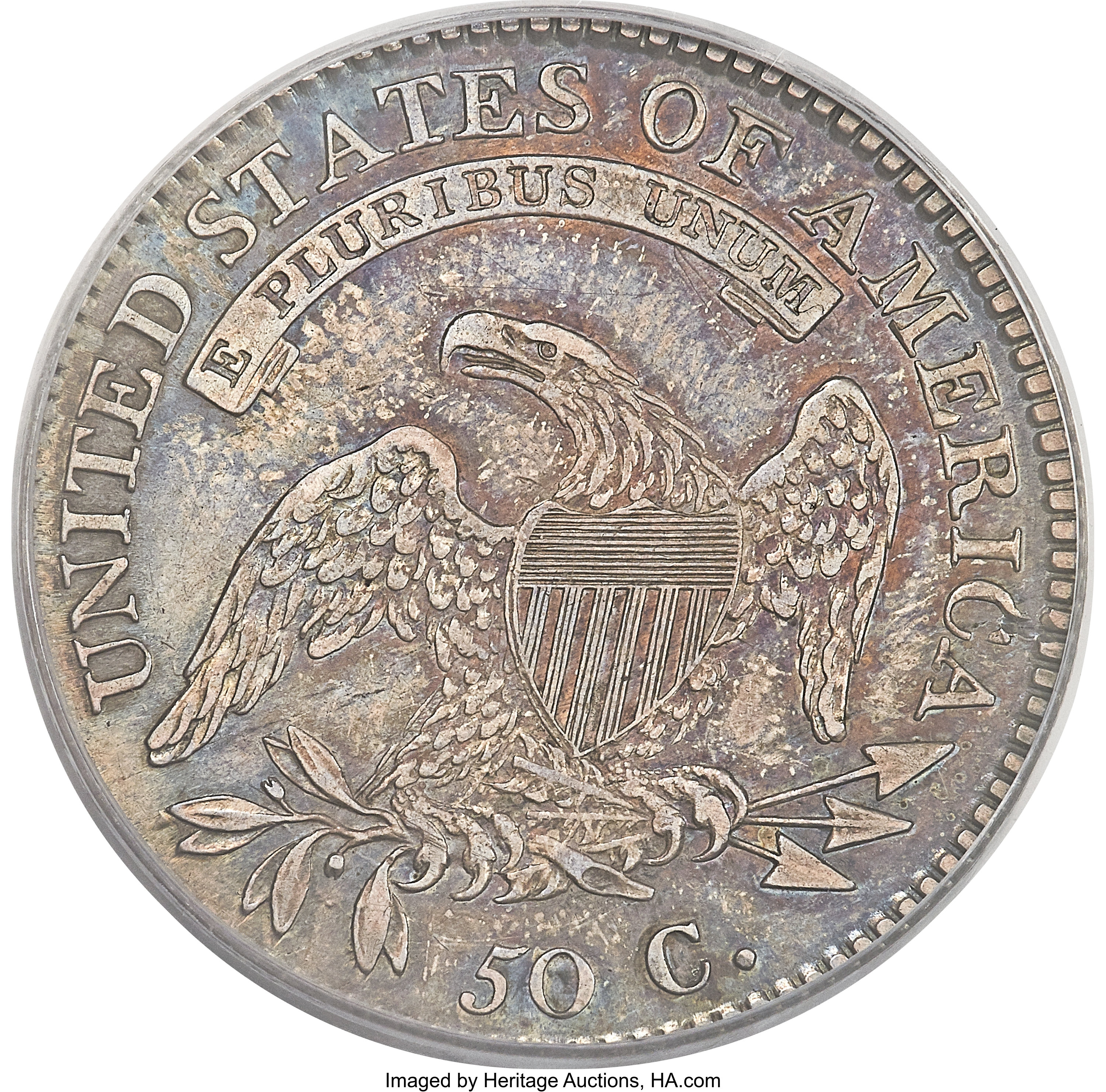 image for: 1817/3 50C O-101, R.3, AU50 PCGS....