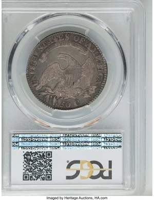 image for: 1817 50C 181.7, O-103, R.2, VF20 PCGS. PCGS Population: (1/34). NGC Census: (0/30). VF20. ...
