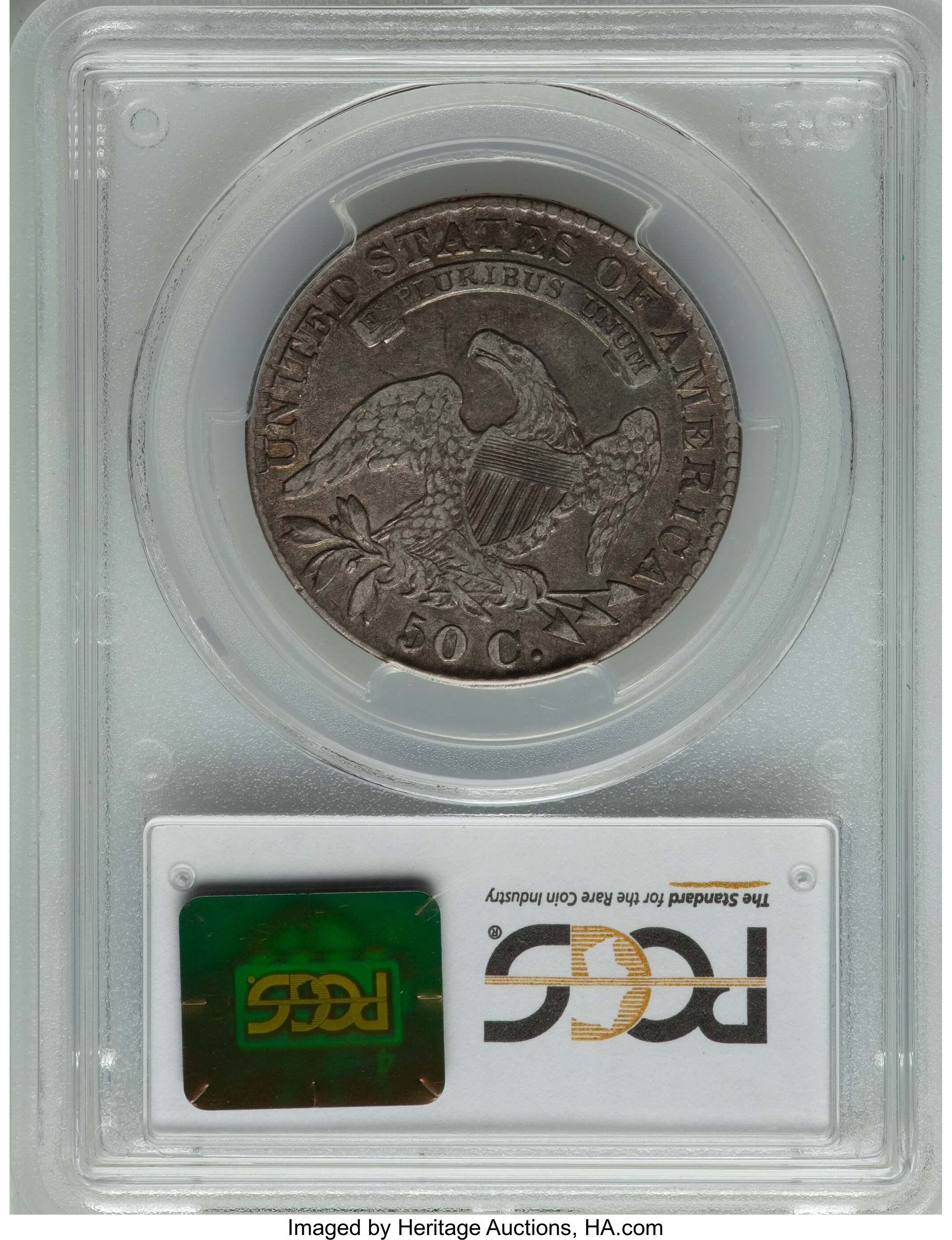 image for: 1830 50C Small 0, O-118, R.3, VF35 PCGS. PCGS Population: (3/10). NGC Census: (4/16).  Mintage 4,764,800. ...