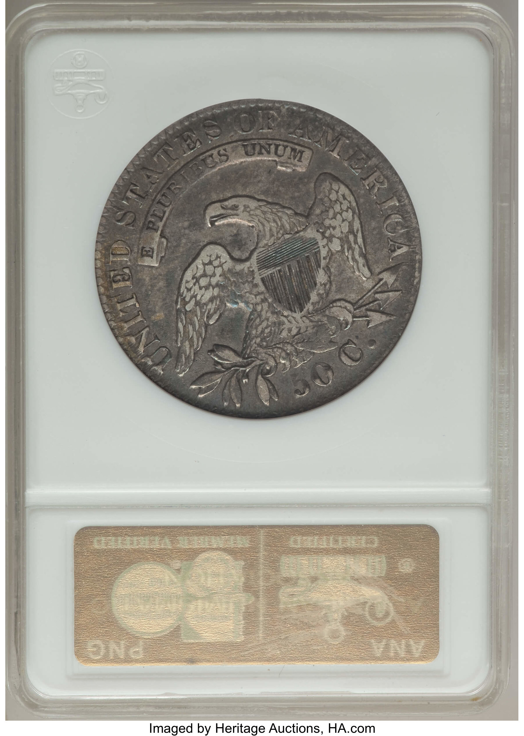 image for: 1832 50C Small Letters, O-112, R.2, VF30 ANACS. NGC Census: (0/19). PCGS Population: (2/19).  ...