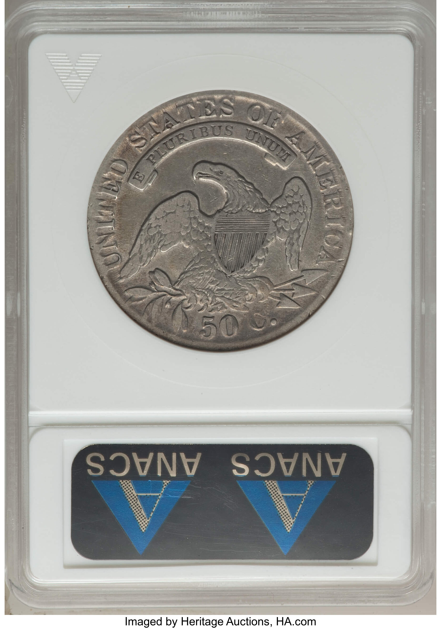 1833 50c O-103a VF20 thumbnail 2
