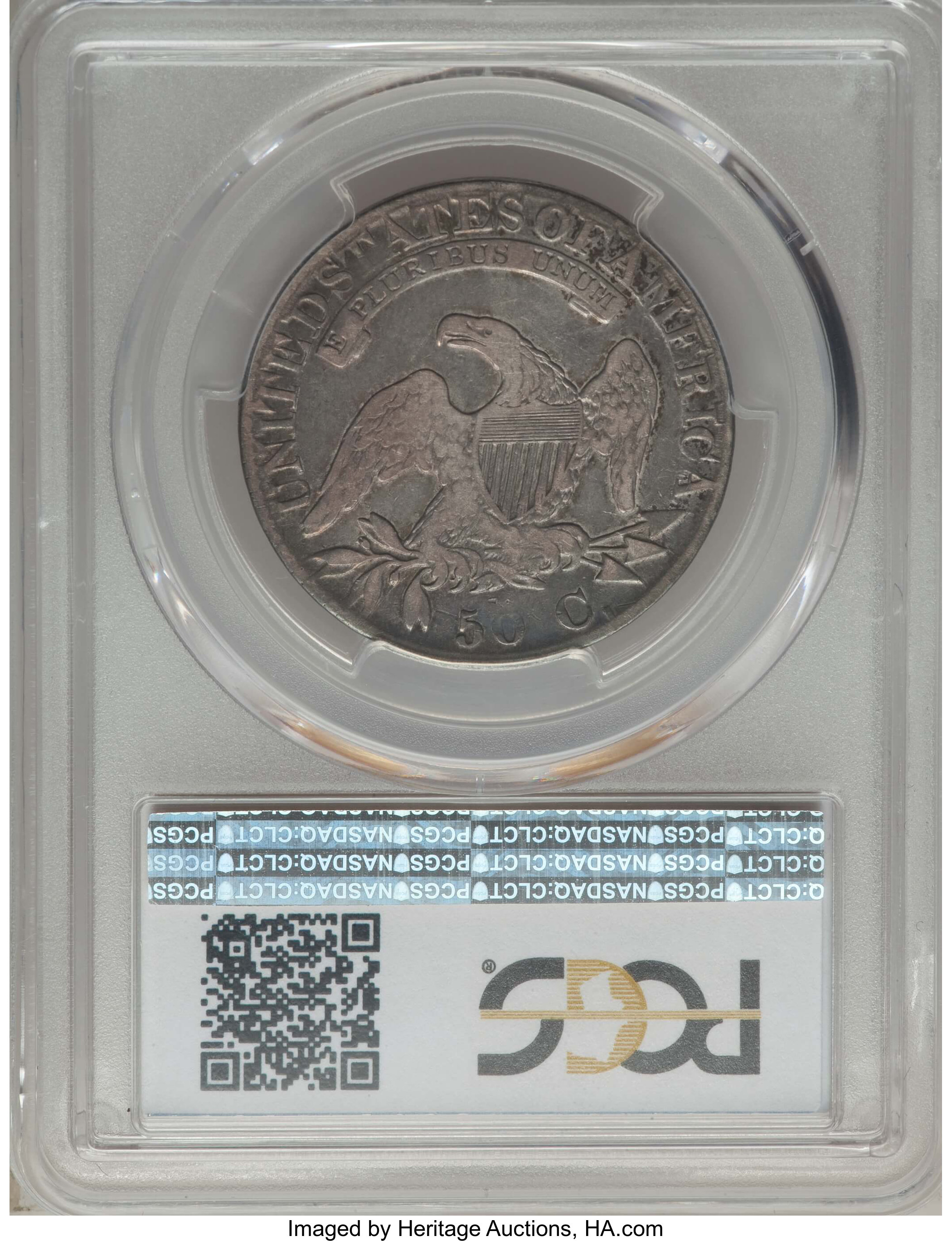 image for: 1824/4 50C O-110a, R.2, VF25 PCGS. PCGS Population: (1/9). NGC Census: (1/9).  ...
