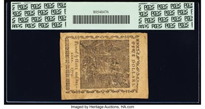 image for: Continental Currency January 14, 1779 $5 PCGS Apparent Extremely Fine 45....