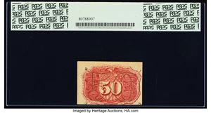 image for: Fr. 1320 50¢ Second Issue PCGS Choice About New 58PPQ....