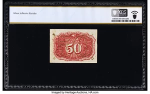 image for: Fr. 1321 50¢ Second Issue PCGS Banknote About Unc 55....