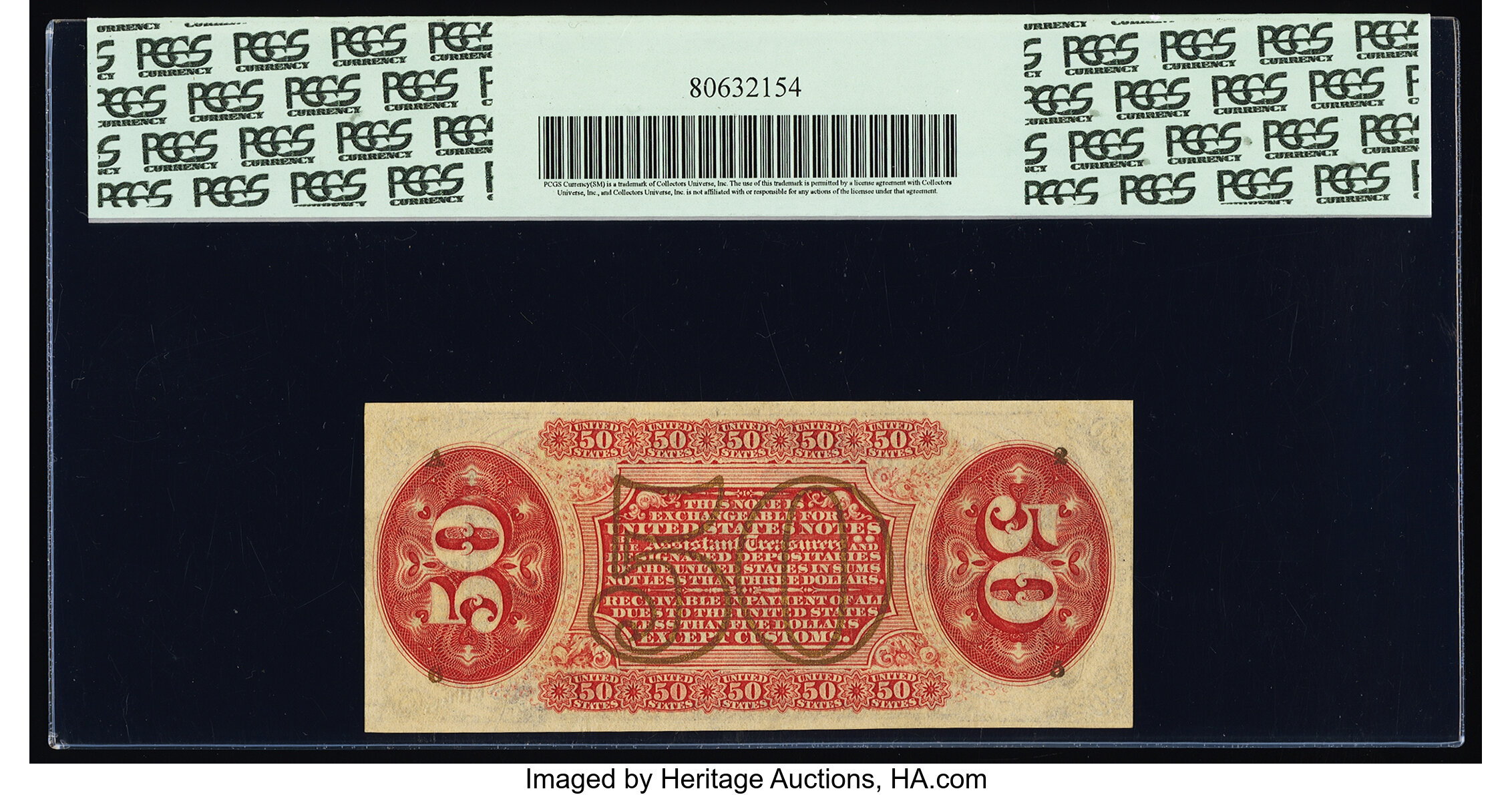 image for: Fr. 1350 50¢ Third Issue Justice PCGS Choice New 63PPQ....