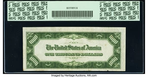 image for: Fr. 2211-L $1,000 1934 Mule Federal Reserve Note. PCGS Apparent About New 50....