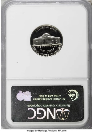 image for: 1962 5C PR69 Deep Cameo NGC. NGC Census: (21/0). PCGS Population (51/0). Numismedia Wsl. Price for NGC/PCGS coin in PR69: ...