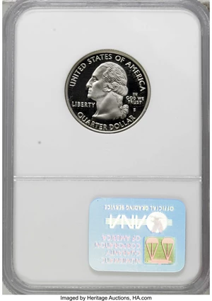 image for: 2001-S 25C North Carolina Clad PR70 Deep Cameo NGC. NGC Census: (0/0). PCGS Population (60/0). Numismedia Wsl. Price for N...