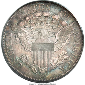 image for: 1806 50C Pointed 6, Stem XF40 PCGS....
