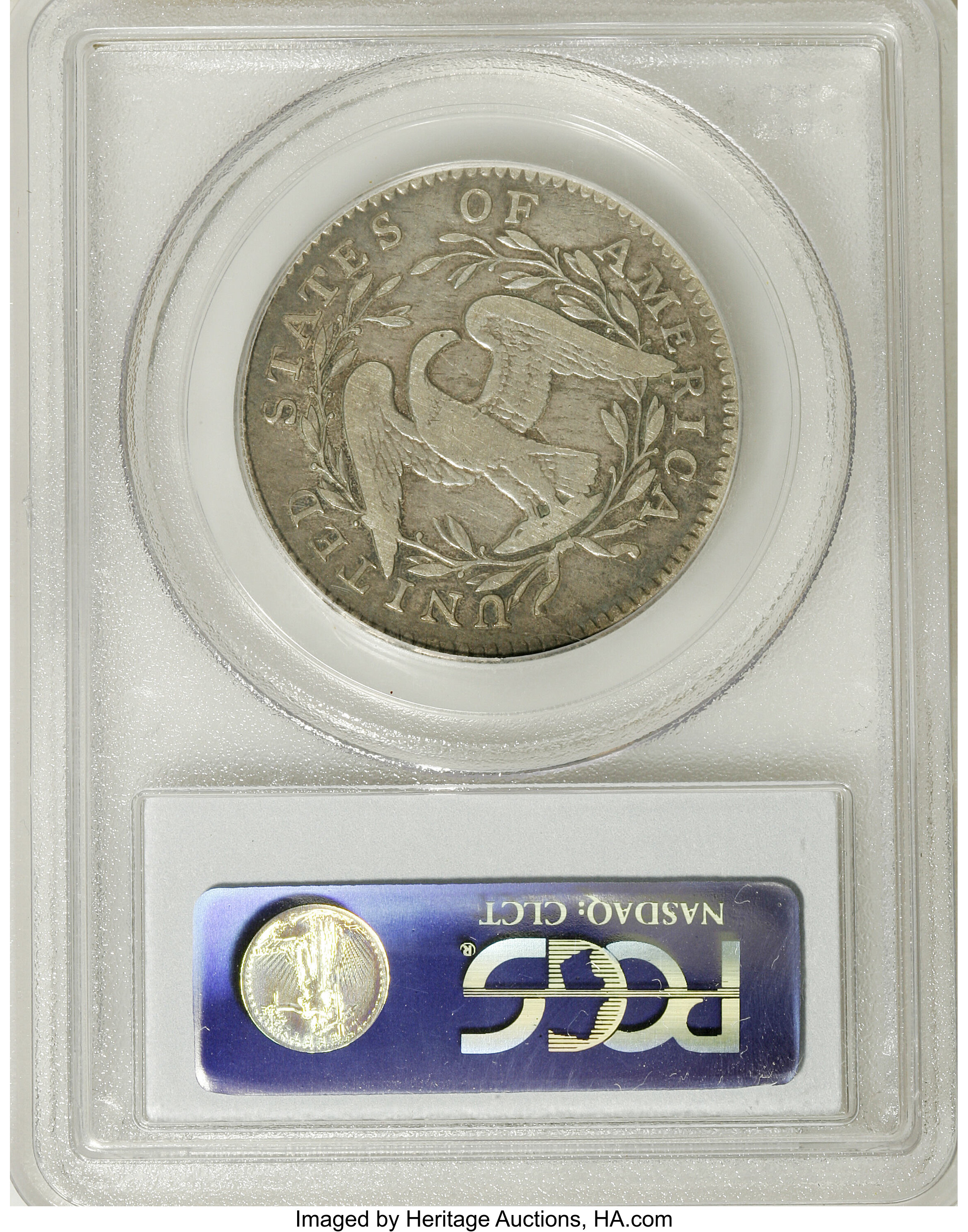 image for: 1795 50C 2 Leaves VF20 PCGS....