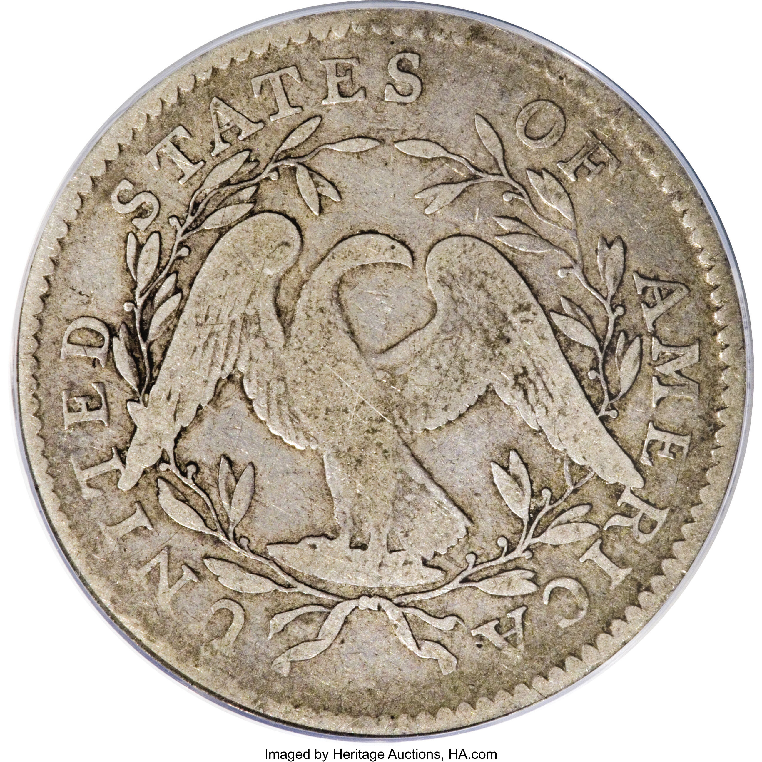 image for: 1795 50C 2 Leaves Fine 12 ANACS....