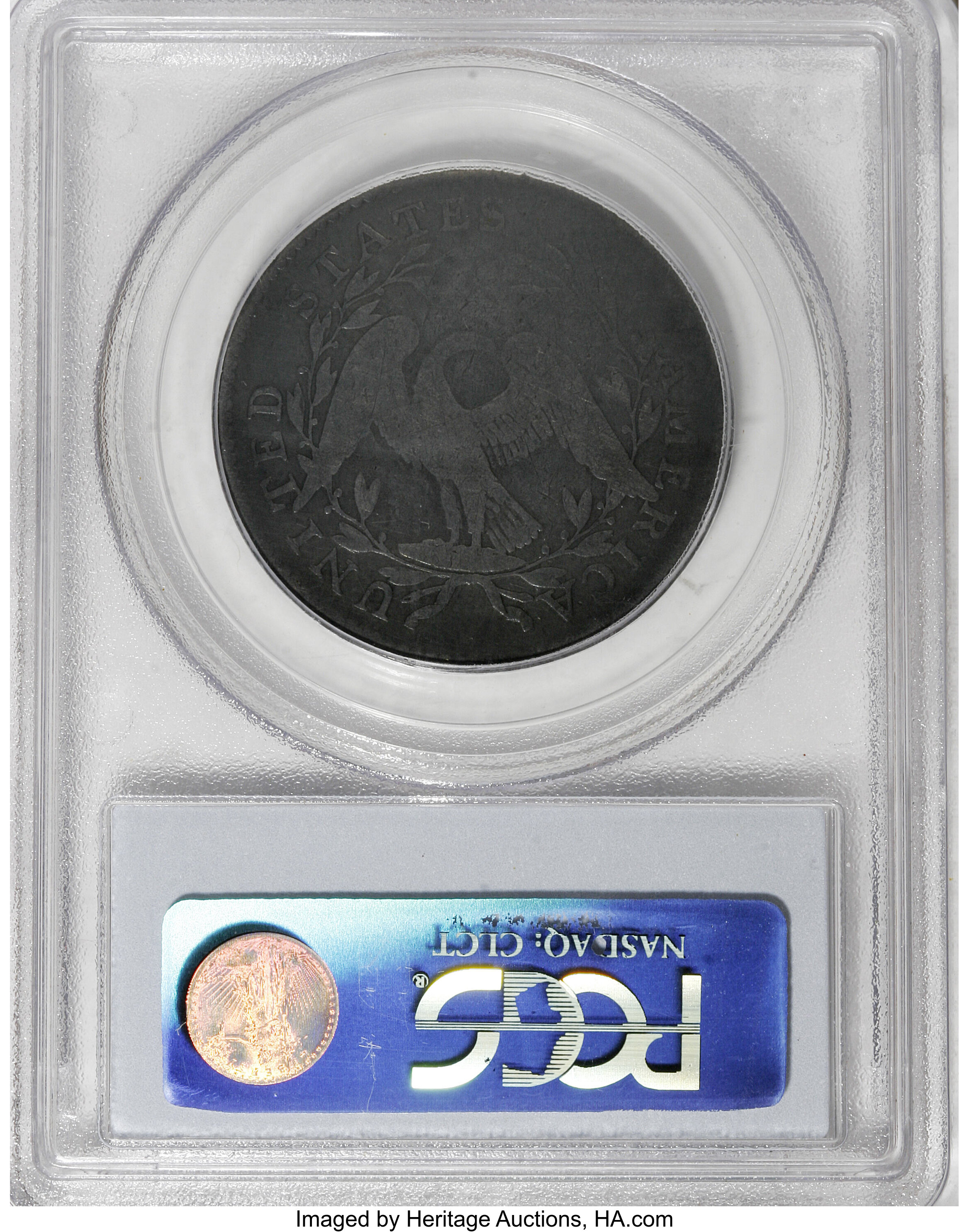image for: 1795 50C 2 Leaves VG8 PCGS....