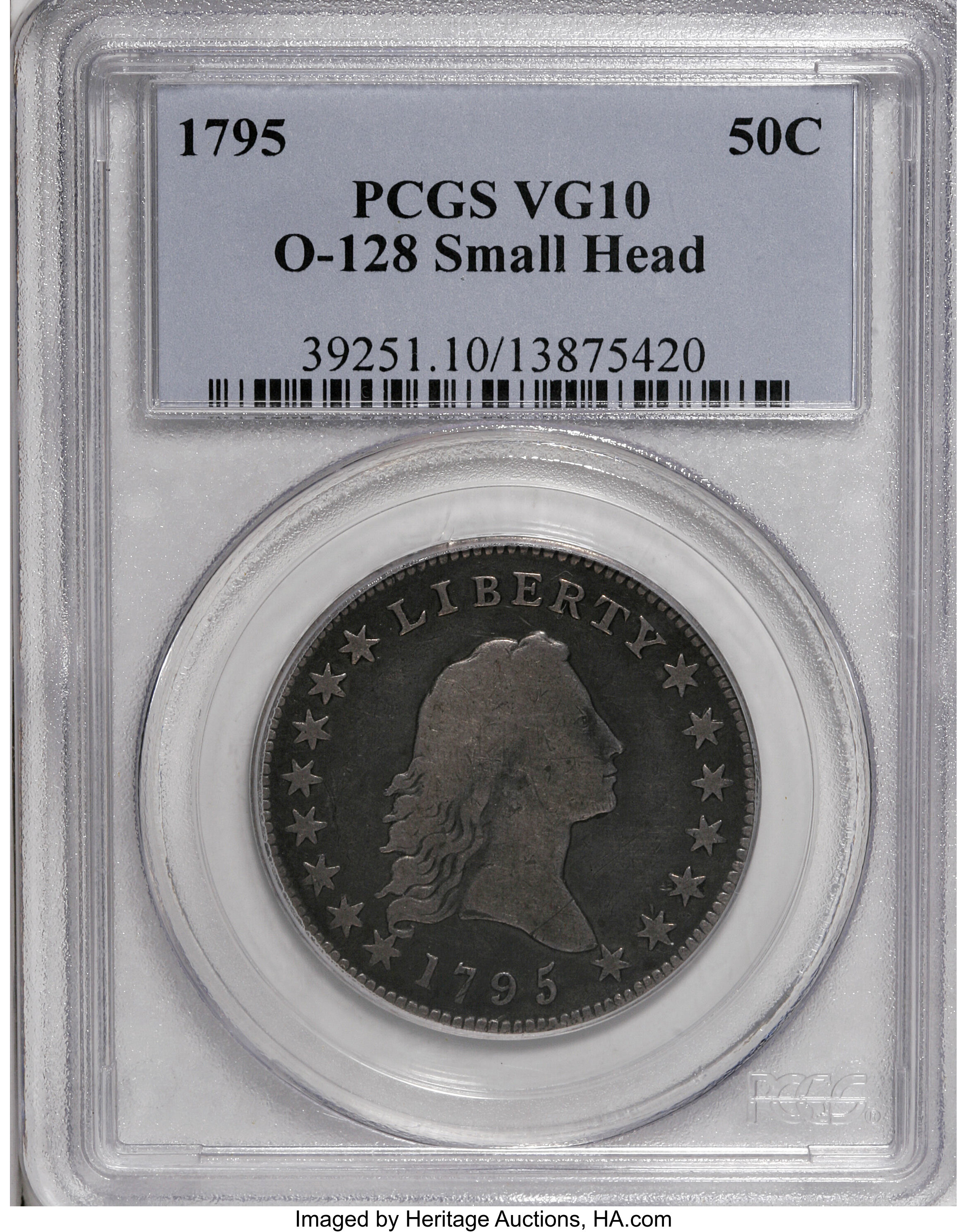 image for: 1795 50C Small Head VG10 PCGS....