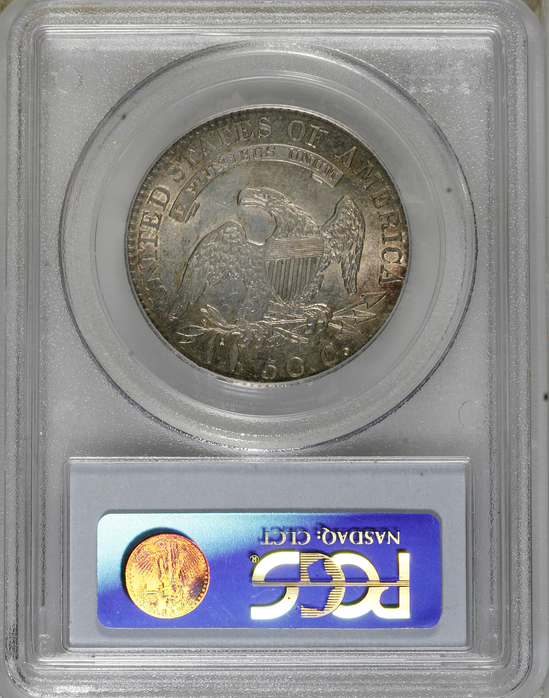 image for: 1819 50C AU55 PCGS.  O-110A. PCGS Population (1/0). NGC Census: (0/0).   (#39548)...