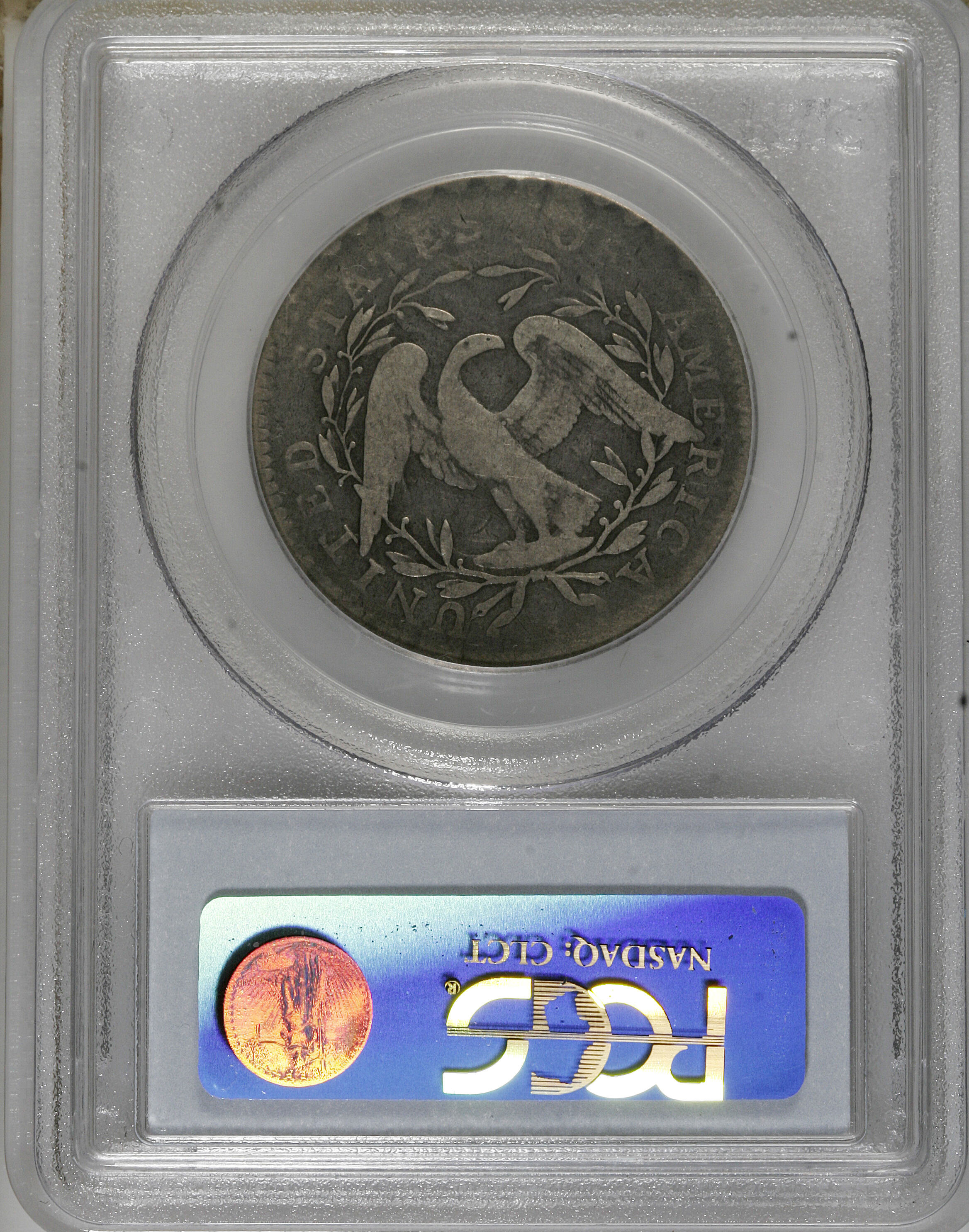 image for: 1795 50C Two Leaves, O-125, R.4 Good 6 PCGS....