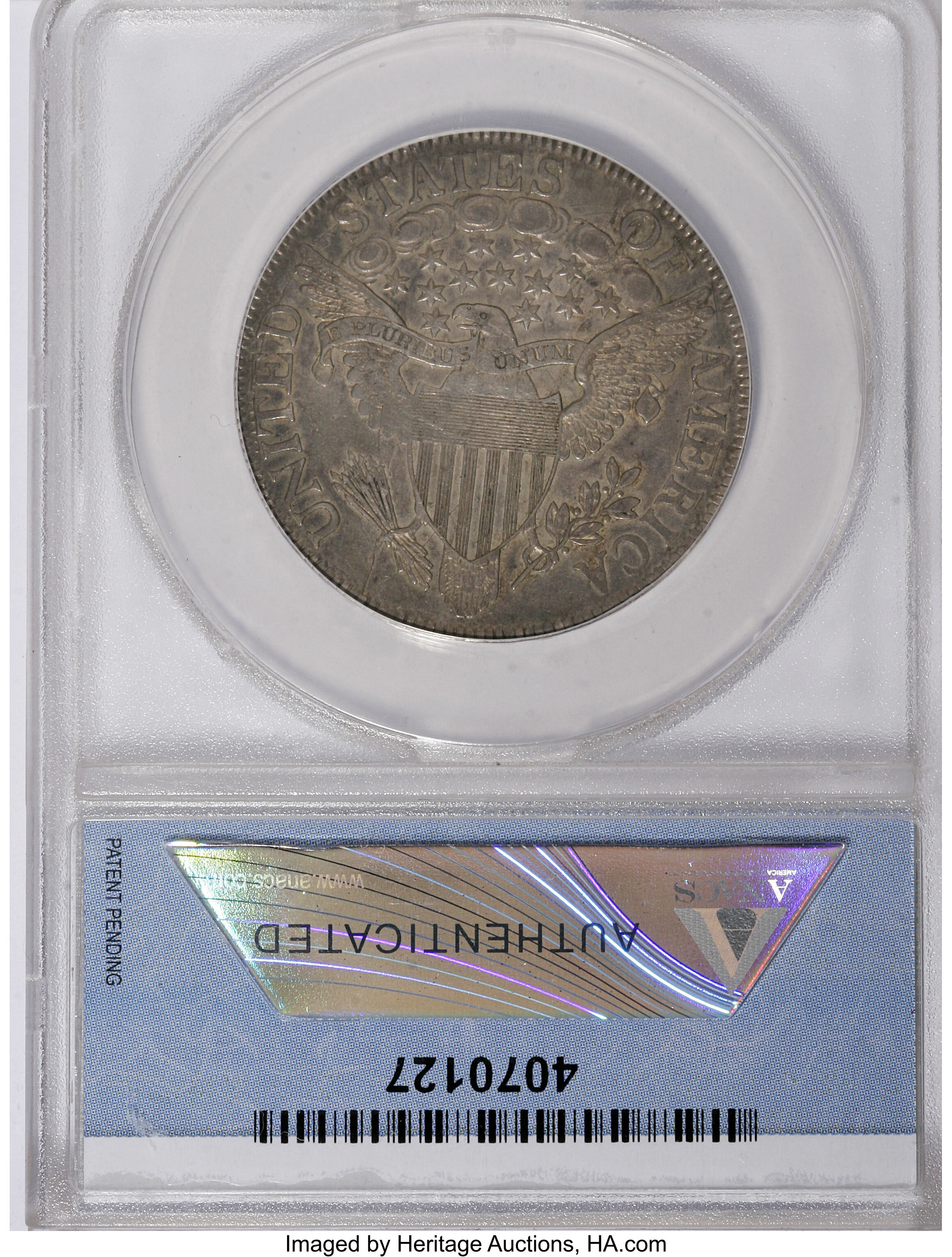 image for: 1806 50C Pointed 6, Stem, O-118a, R.3--Scratched--ANACS. XF40 Details. NGC Census: (0/0). PCGS Population (0/0).   (#39322)...