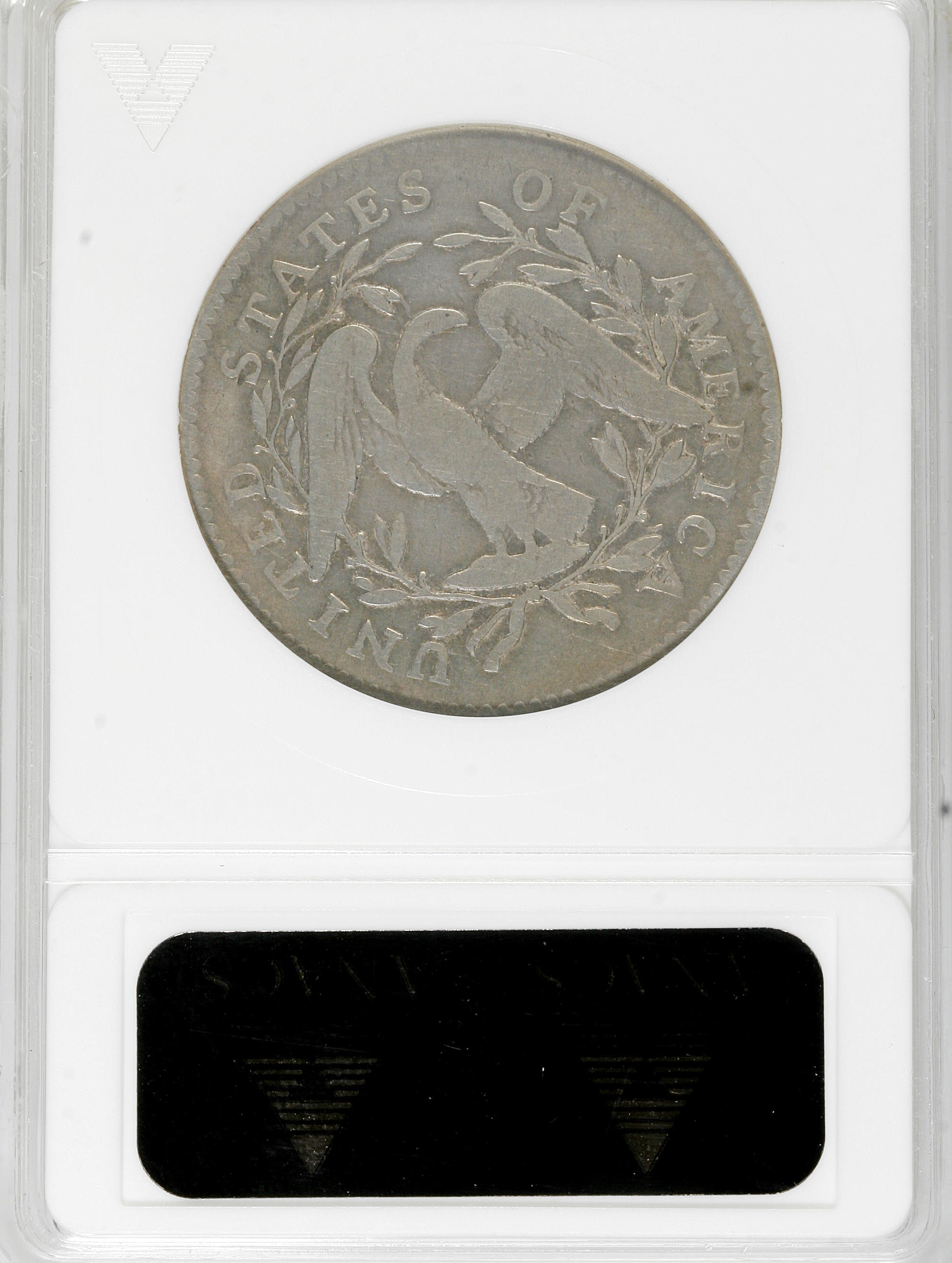 image for: 1795 50C 2 Leaves Fine 12 ANACS....