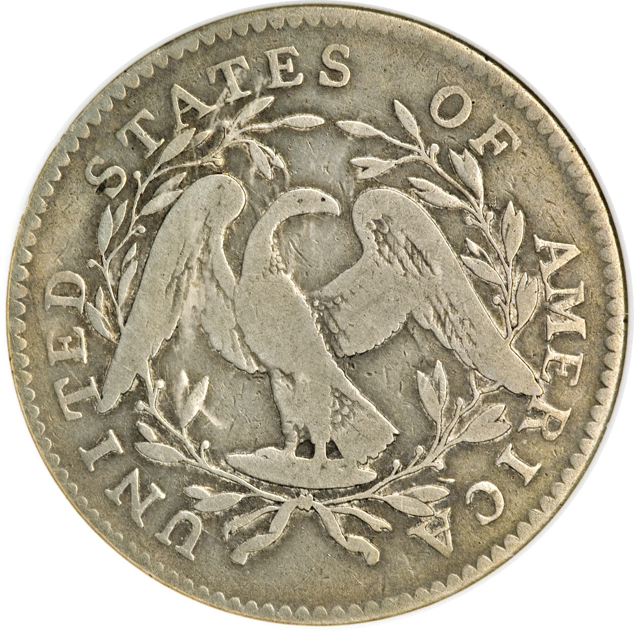 image for: 1795 50C 2 Leaves Fine 12 ANACS....