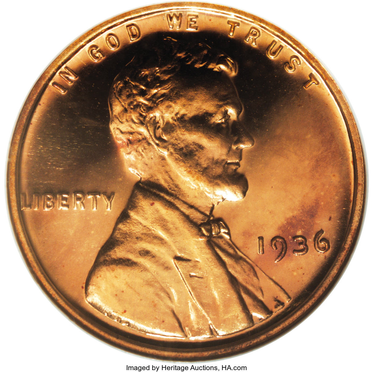 image for: 1936 1C Brilliant PR64 Cameo NGC....