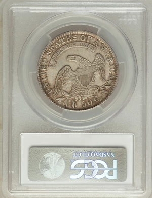 image for: 1834 50C Large Date, Large Letters, O-102 AU50 PCGS. PCGS Population (2/2). NGC Census: (0/0). ...