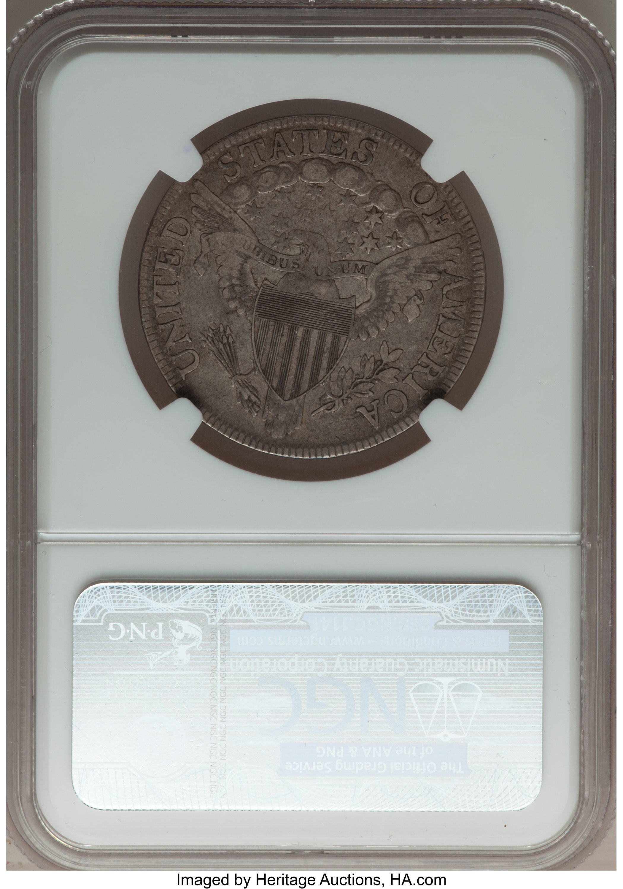 image for: 1807 50C O-108, R.3 Fine 15 NGC. NGC Census: (0/0). PCGS Population (2/1).  ...