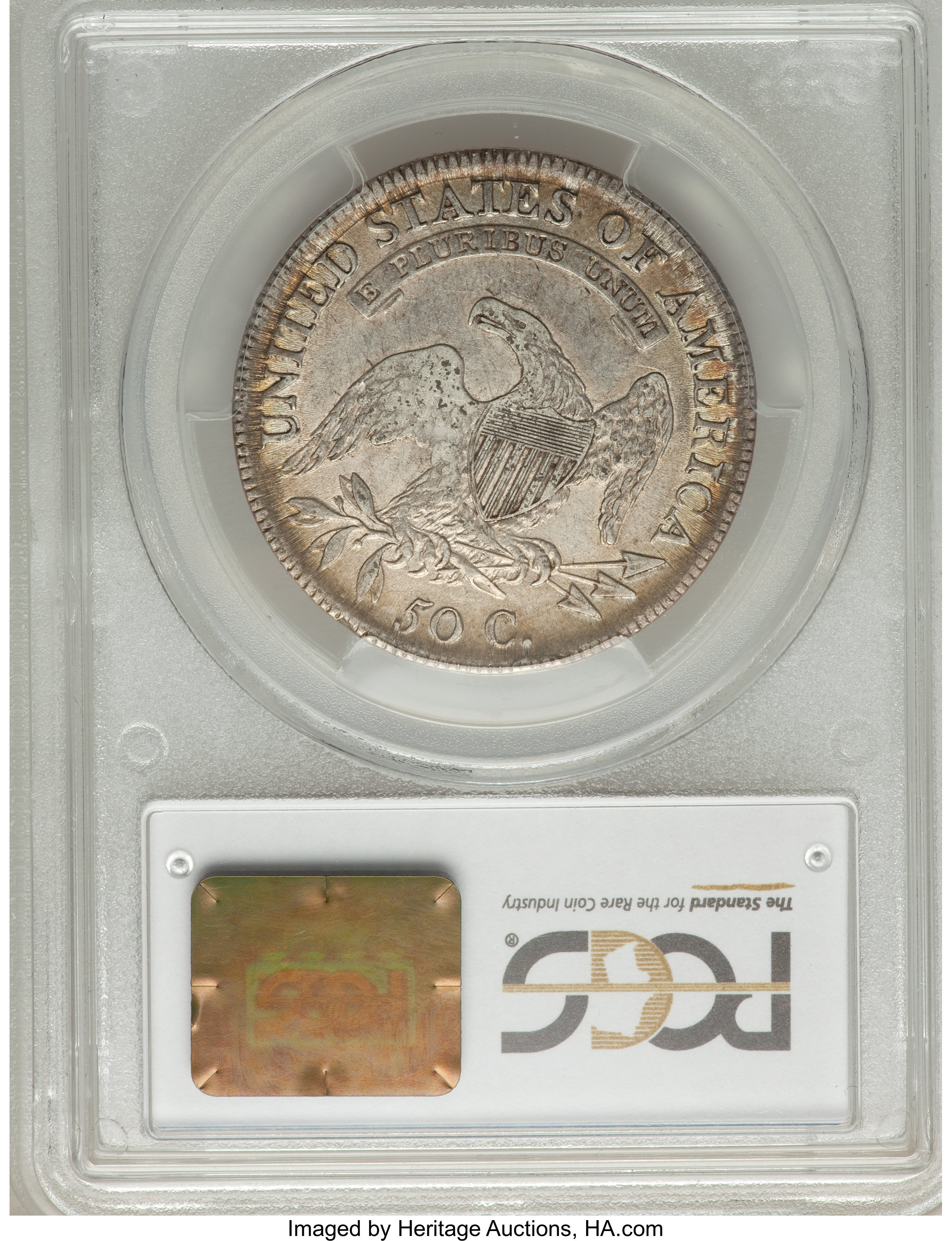 image for: 1809 50C O-102a AU50 PCGS. PCGS Population (1/4). NGC Census: (0/0).  ...