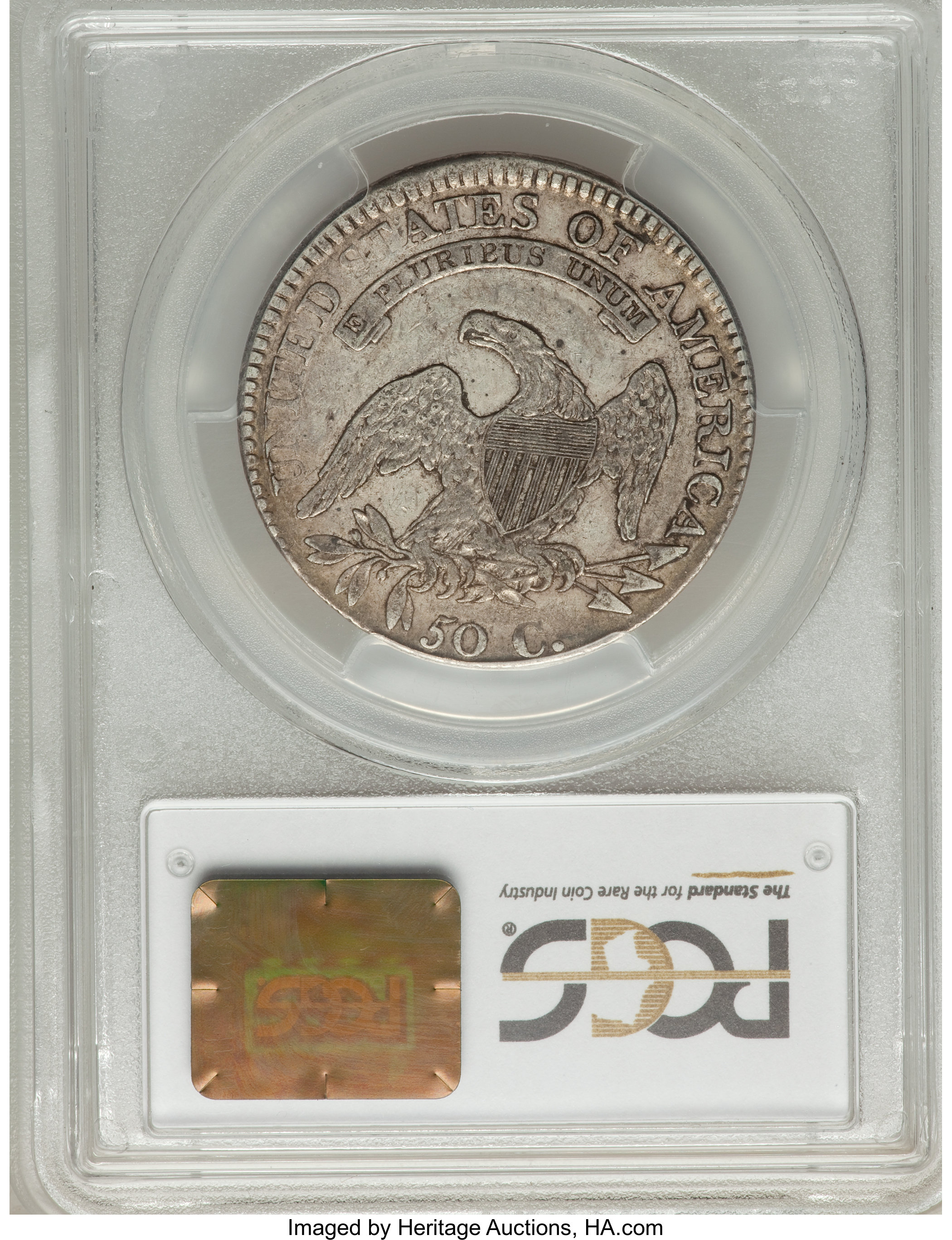 image for: 1811 50C Small 8, O-112 XF45 PCGS. PCGS Population (0/0). NGC Census: (0/0).  ...