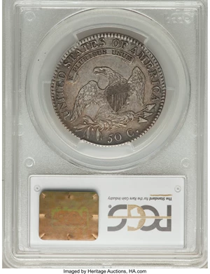 image for: 1817 50C O-110 XF40 PCGS. PCGS Population (0/0). NGC Census: (0/0). Mintage: 1,215,567. ...