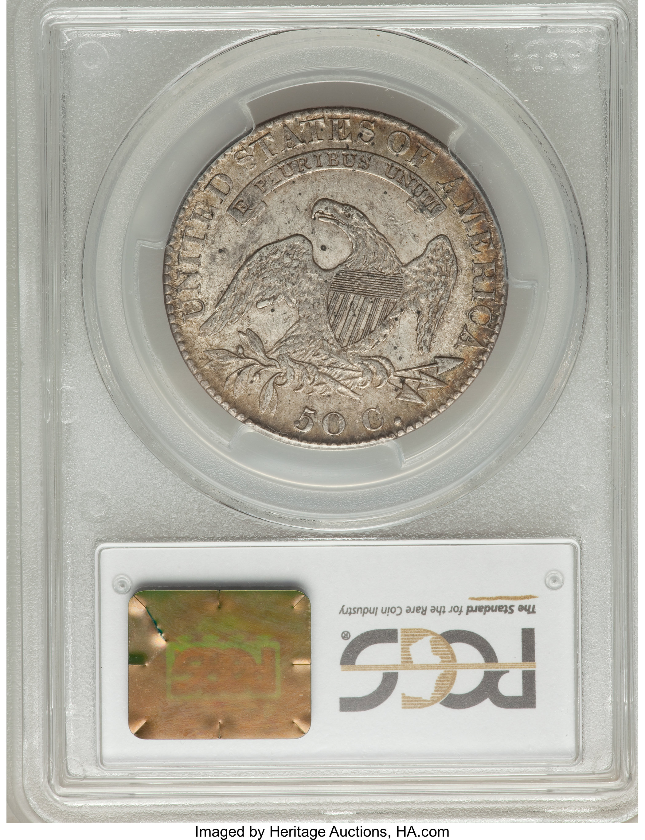 image for: 1819 50C O-108 AU50 PCGS. PCGS Population (0/0). NGC Census: (0/0). Mintage: 2,208,000. ...