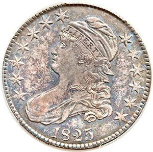 image for: 1825 50C O-102, R.1, MS64 PCGS....