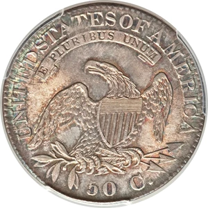 image for: 1825 50C O-102, R.1, MS64 PCGS....