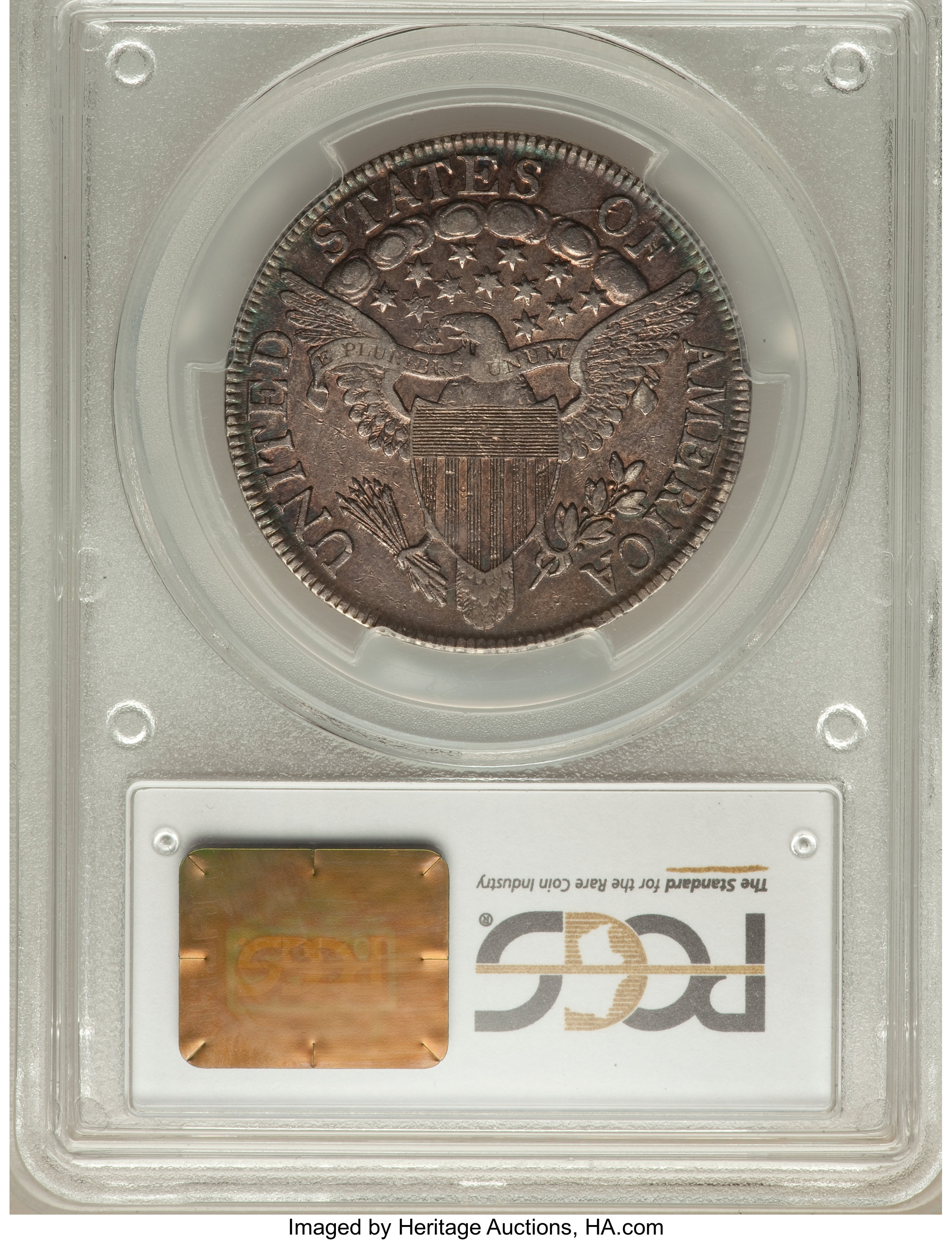 image for: 1806 50C Pointed 6, Stem O-115, R.1 AU53 PCGS....