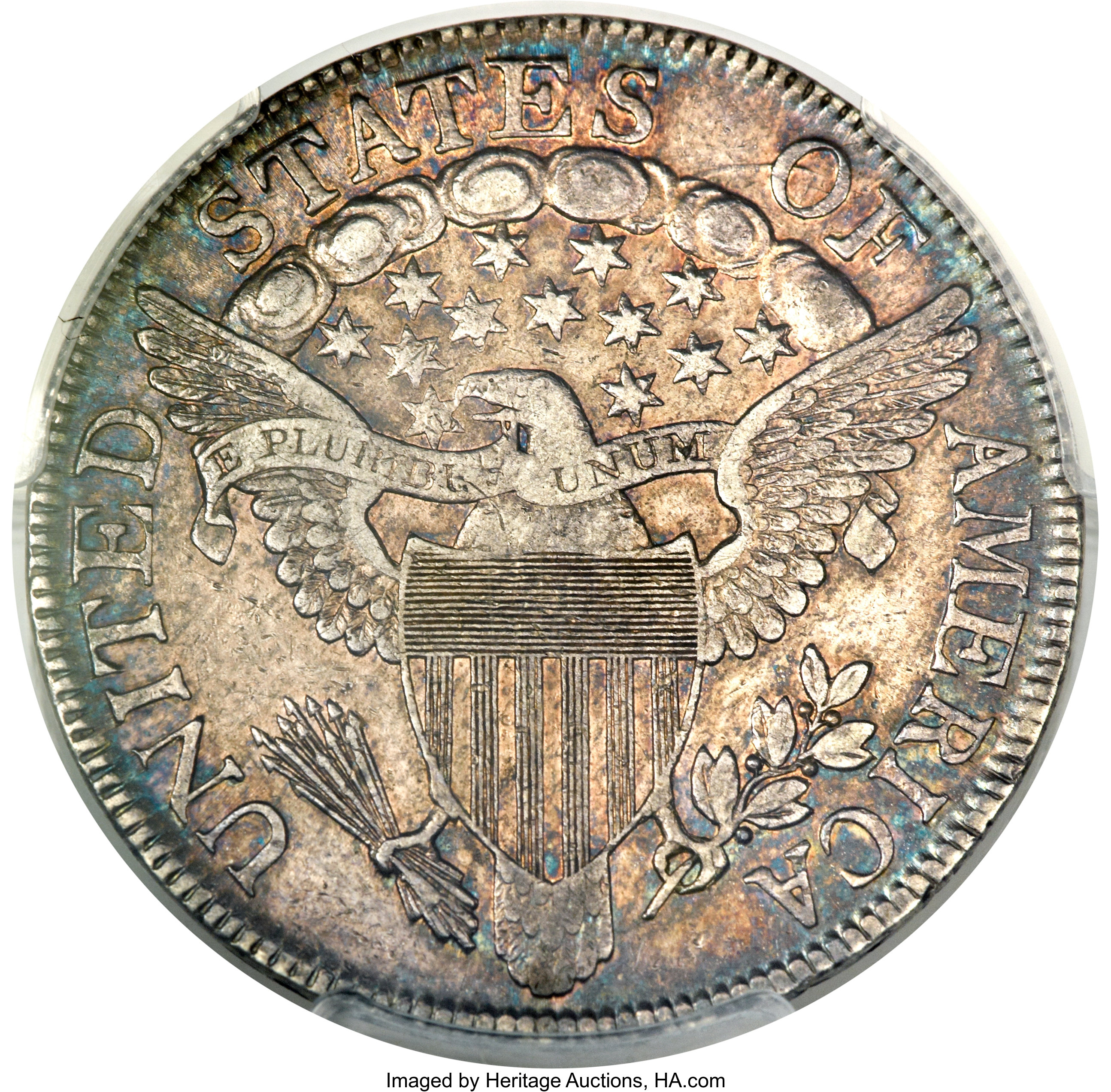 image for: 1806 50C Pointed 6, Stem O-115, R.1 AU53 PCGS....