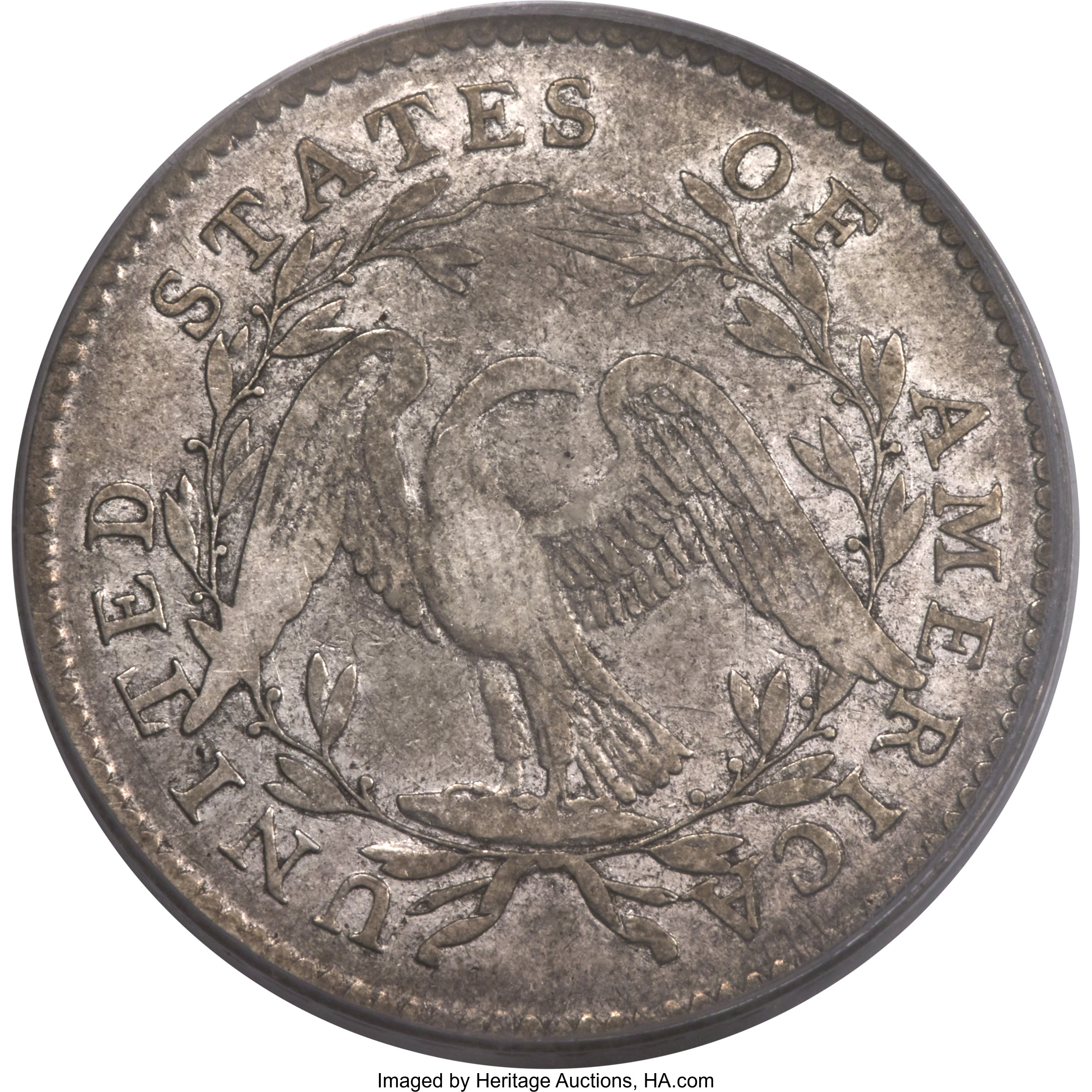 image for: 1795 50C 2 Leaves, O-117a, T-3, R.4, VF35 PCGS....
