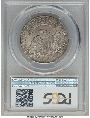 image for: 1825 50C O-114, R.1, MS62 PCGS. CAC....