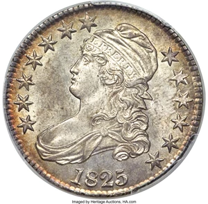 image for: 1825 50C O-114, R.1, MS63 PCGS....