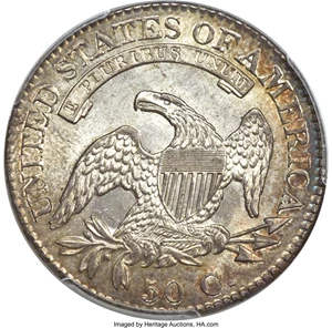 image for: 1825 50C O-114, R.1, MS63 PCGS....